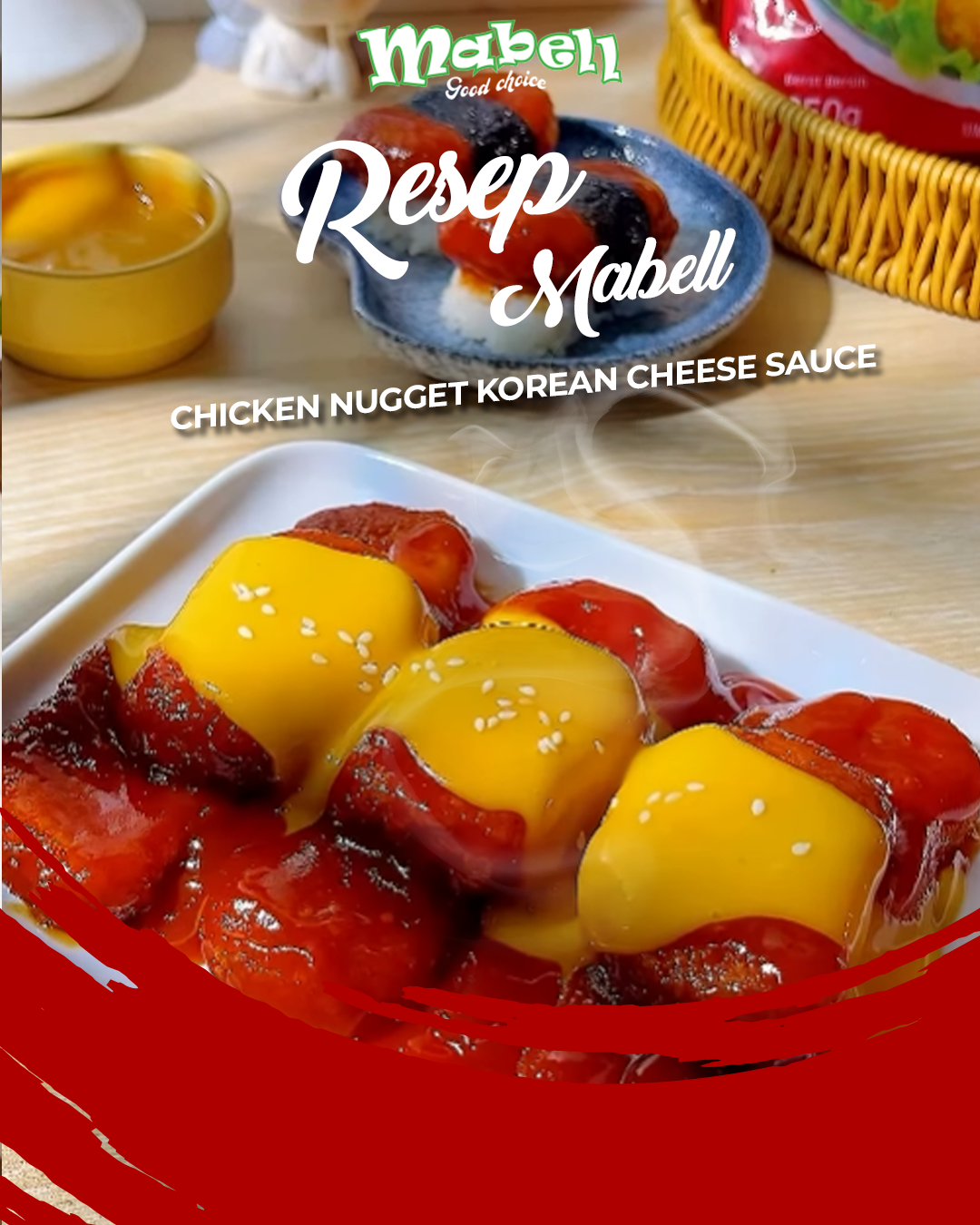 Chicken Nugget Korean Cheese Sauce 
