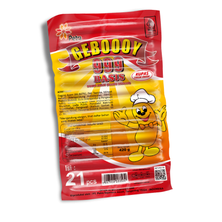 Geboooy 999 Sosis Ayam Merah 420 gram
