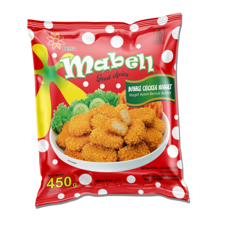 Mabell Bubble Chicken Nugget 450 gram