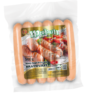 Mabell Sosis sapi bratwurst 500 gram